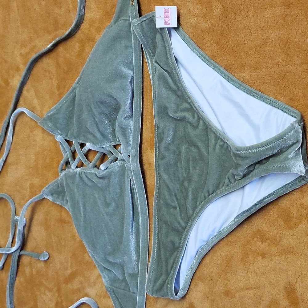 NWT Victoria  Secret Pink Bikini Set